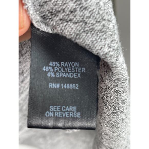 TORRID SUPER SOFT OPEN CARDIGAN PLUS SIZE L RAYON/POLY/SPANDEX GRAY COZY - Picture 5 of 6